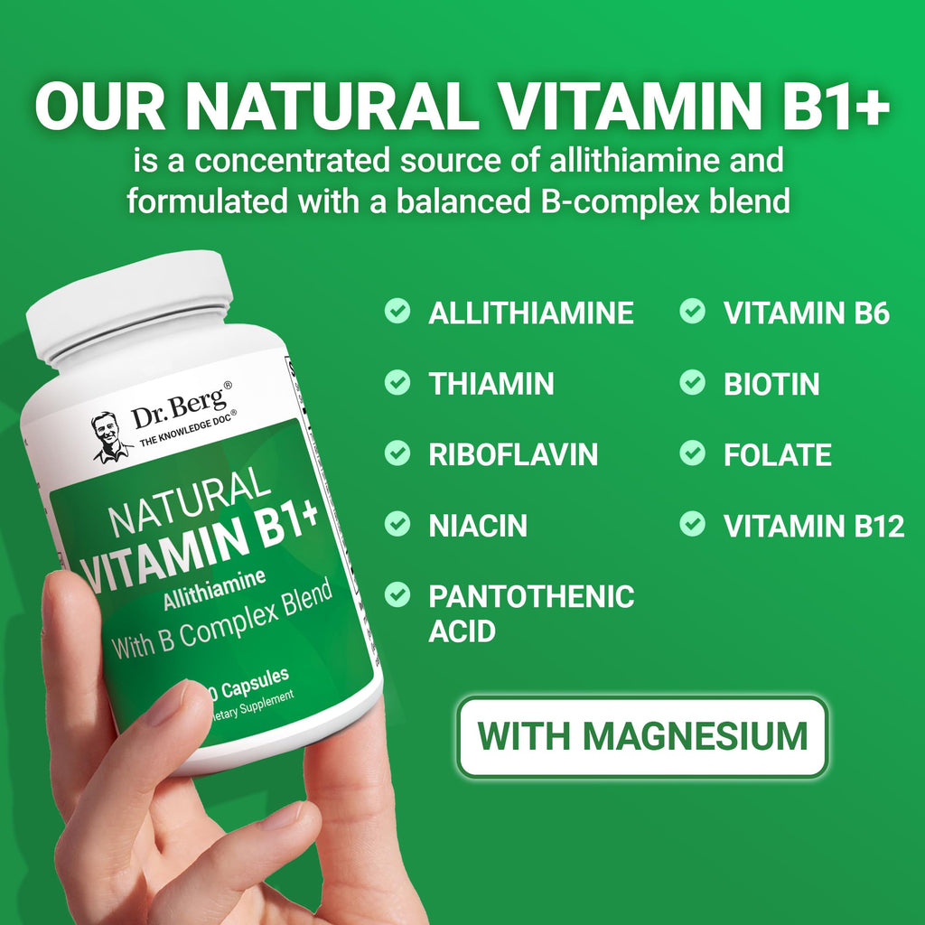 Dr. Berg Vitamin B Complex Supplement for Energy

