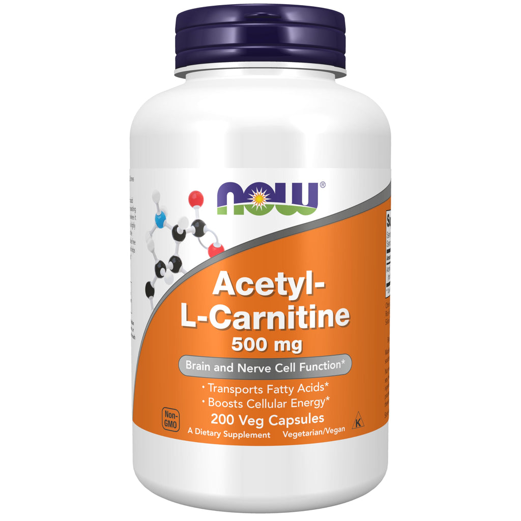 NOW Foods Acetyl-L-Carnitine 500 mg – Brain & Energy

