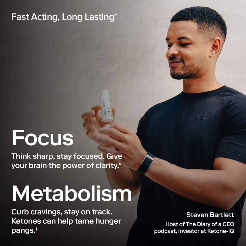 Ketone-IQ No Caffeine Exogenous Ketones Energy Shots

