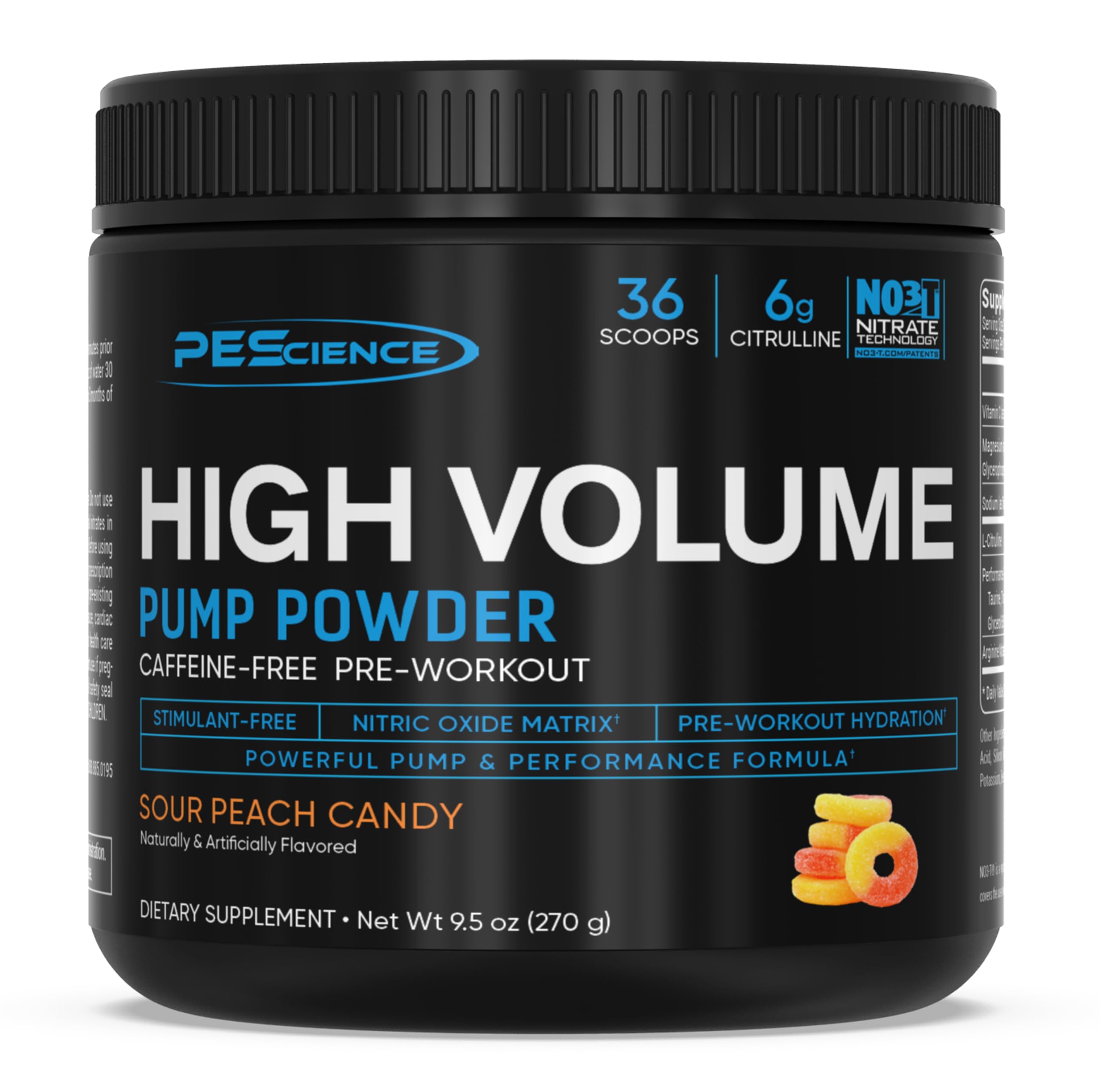 PEScience High Volume Stim-Free Pre-Workout Powder - 36 Scoops