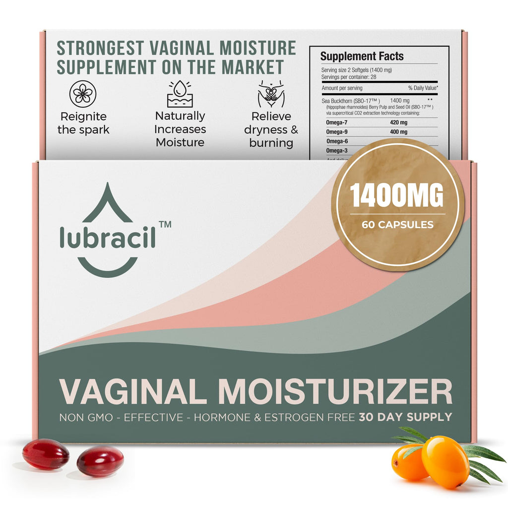 Lubracil Vaginal Moisturizer Softgels for Hydration

