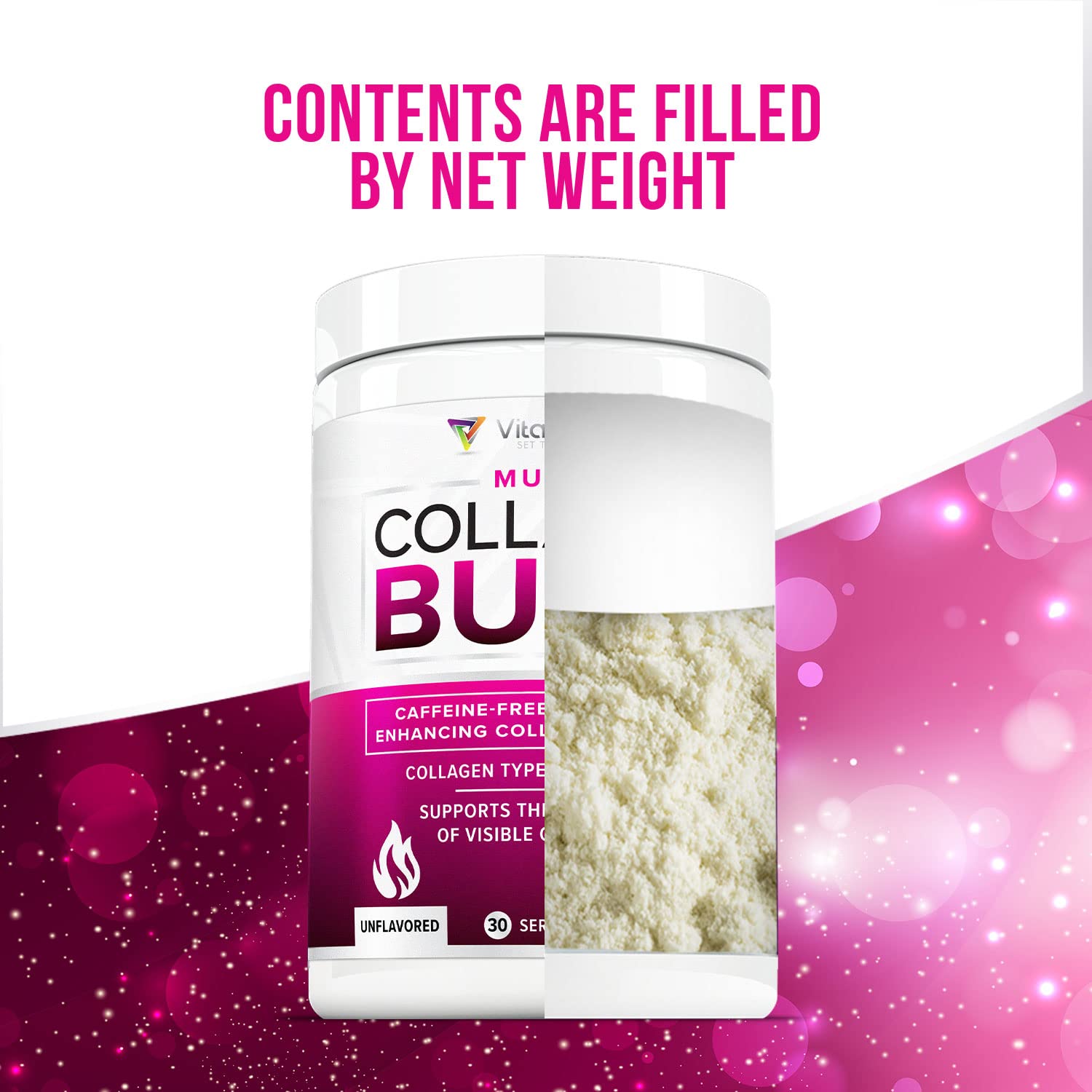 Hydrolyzed Collagen Powder with Multi-Peptide Complex

