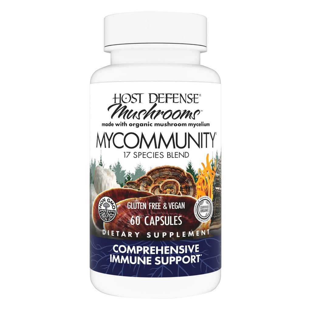 Mushroom Capsules by Host Defense MyCommunity for Immunity

