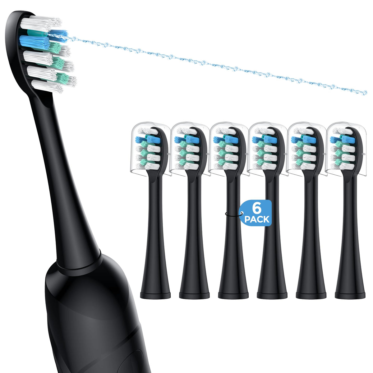 Toothbrush Replacement Heads for Waterpik Sonic Fusion 2.0