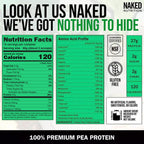 NAKED Pea Protein Powder - 100% Pea Protein Isolate

