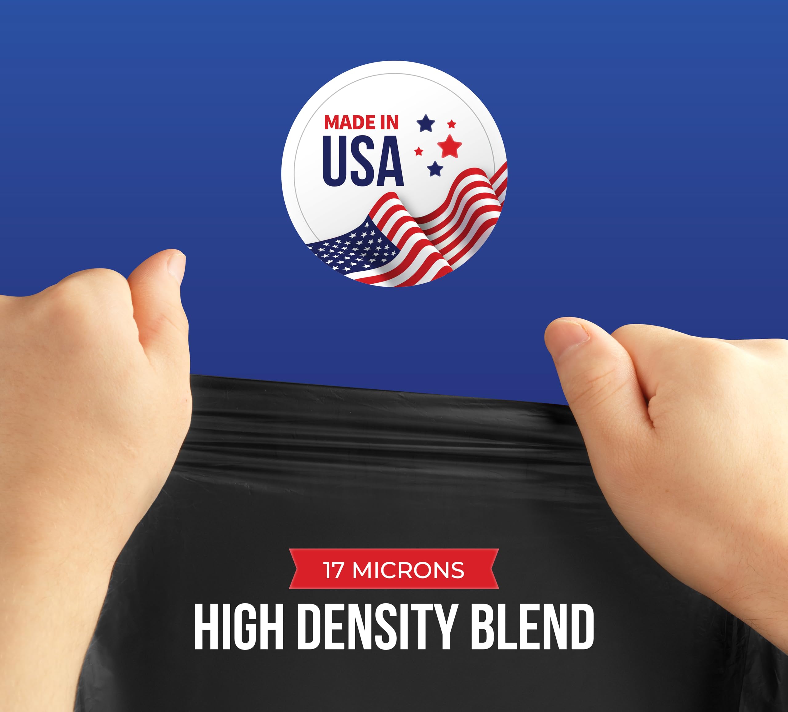 Heavy-Duty Trash Bags | Commercial Grade

