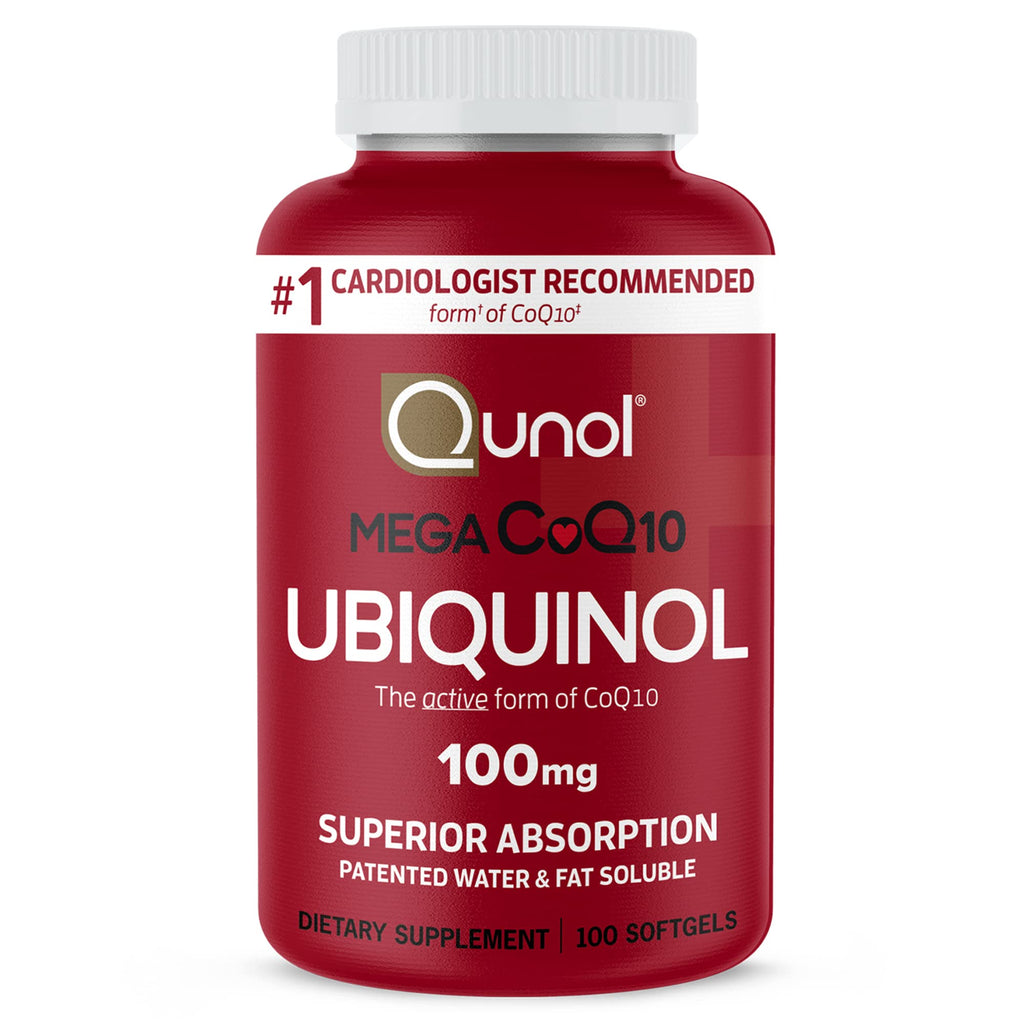 Qunol Mega Ubiquinol CoQ10 Supplement | Superior Absorption

