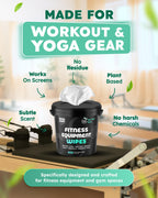 GymSoap Plant-Based Gym Equipment Wipes

