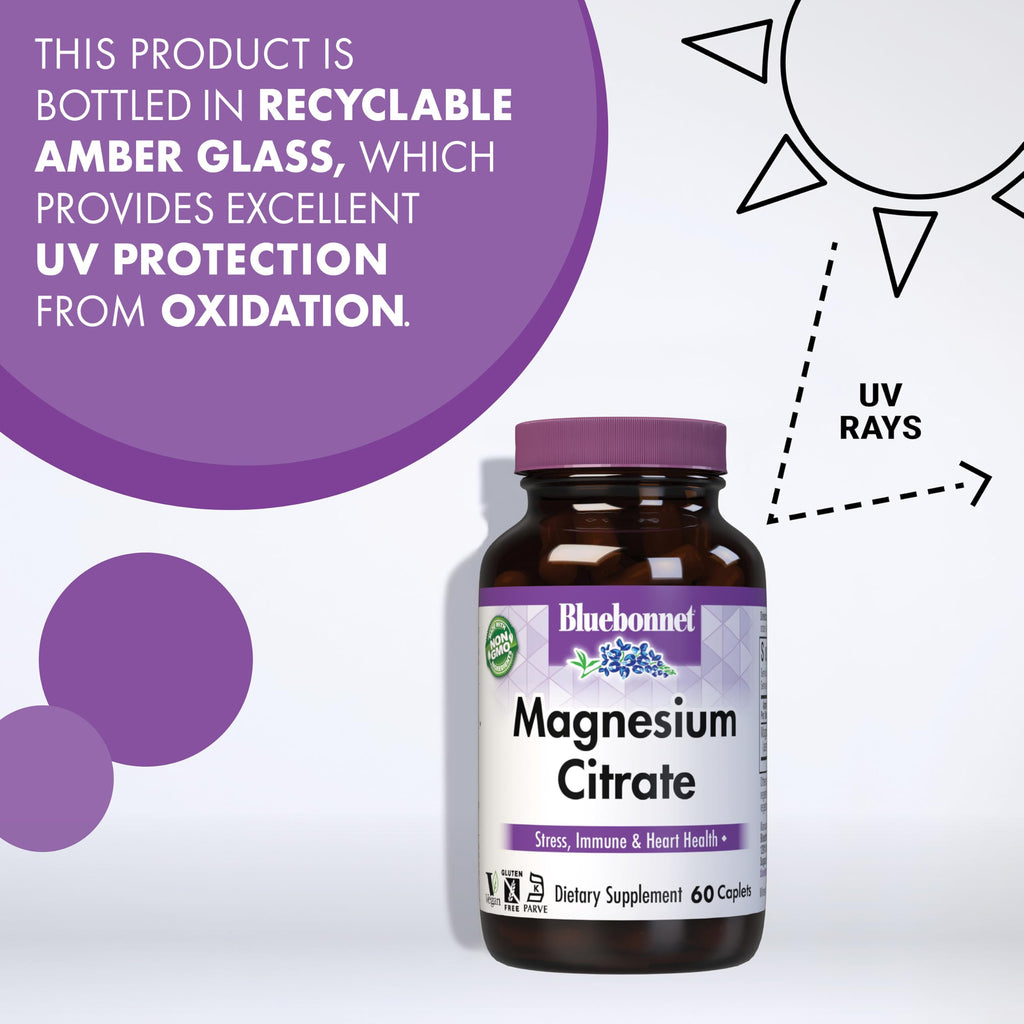 Bluebonnet Magnesium Citrate 400 mg Supplement


