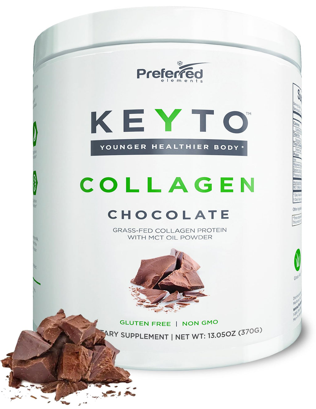 KEYTO Keto Collagen Protein Powder with MCT Oil

