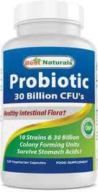 Best Naturals Probiotic 10 Strains 30B CFU - Vegetarian

