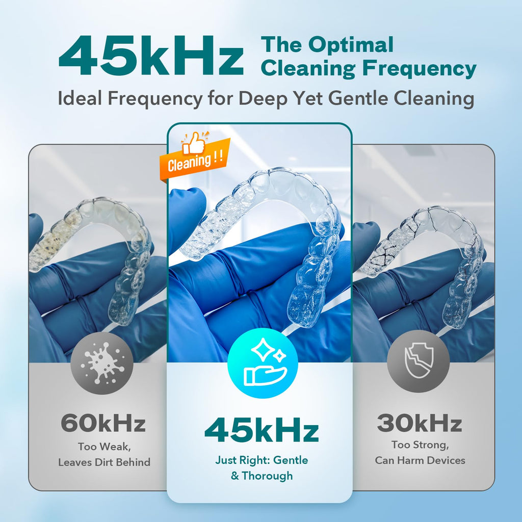 Dental Ultrasonic Retainer Cleaner Device

