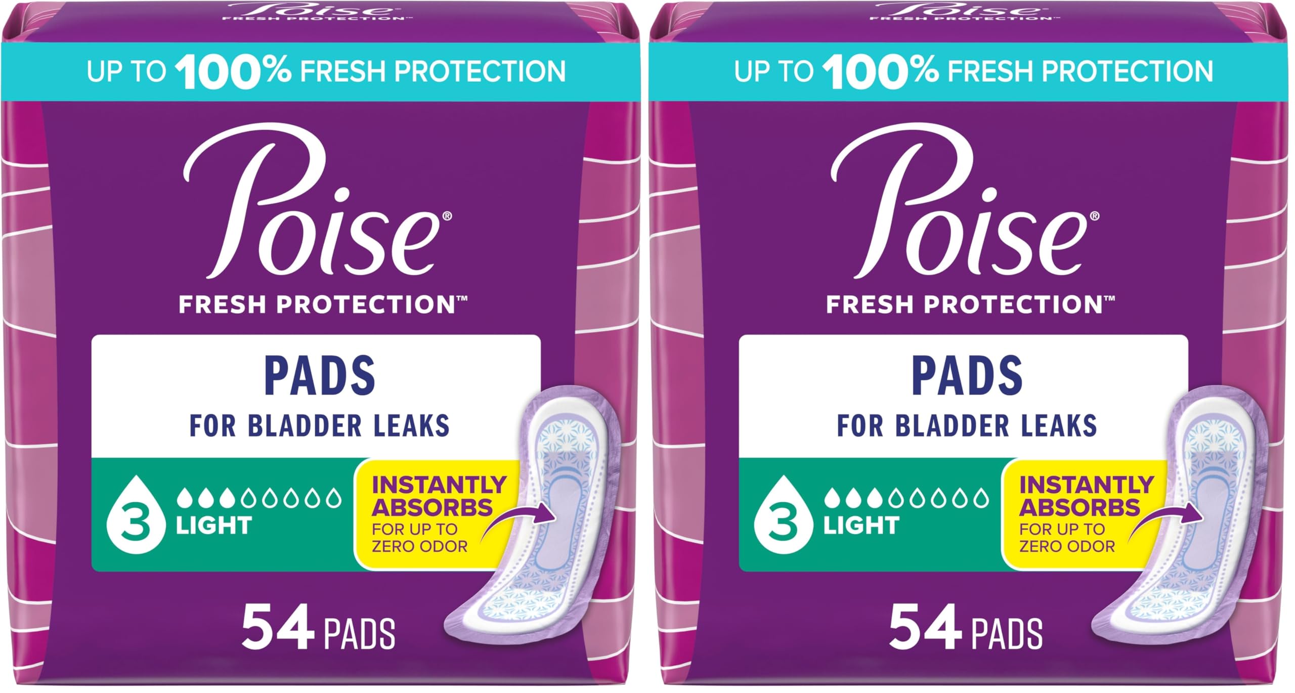 Poise Incontinence Pads & Postpartum Pads for Bladder Leaks