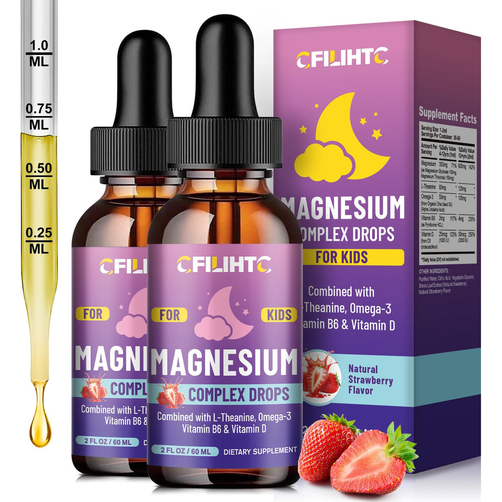 Kids Magnesium Glycinate Liquid Drops - CFILIHTC

