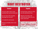 Root Destroyer Copper Sulfate Root Killer for Sewer Lines

