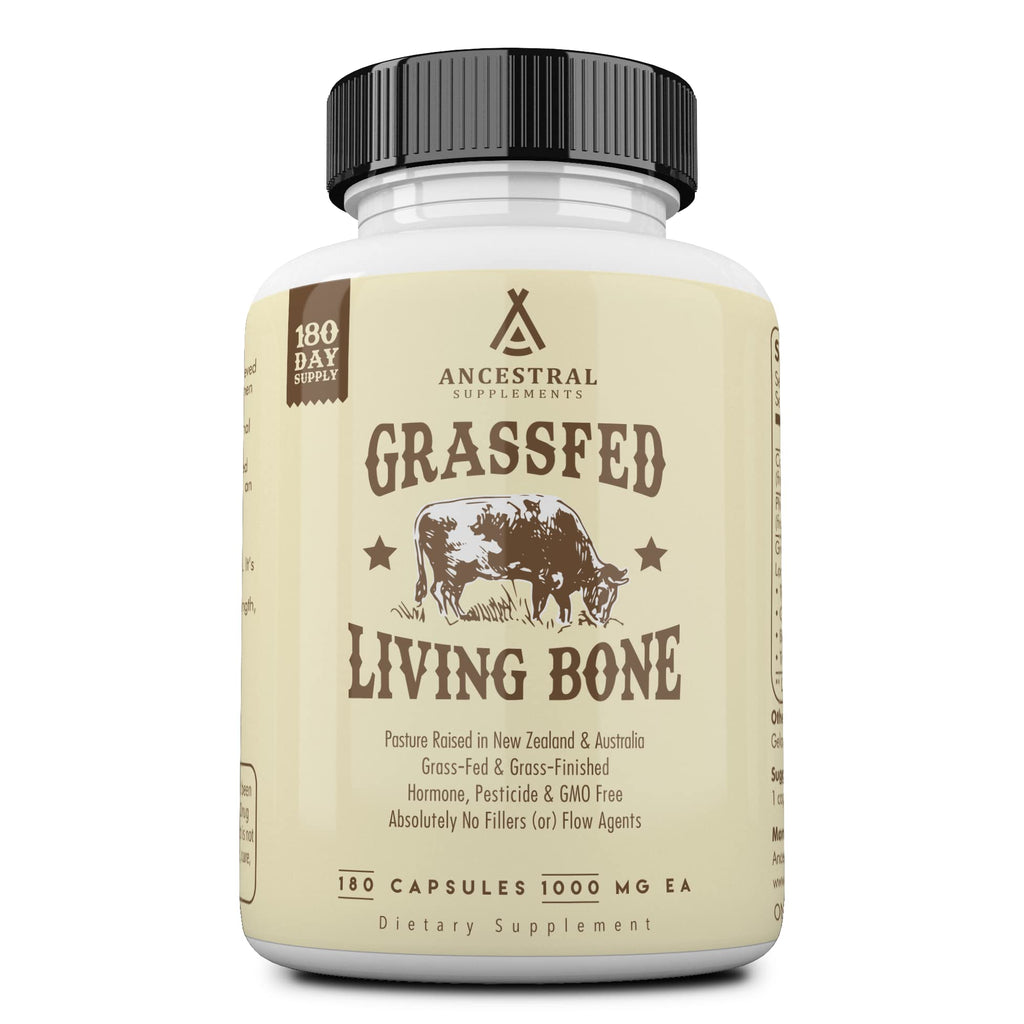 Ancestral Supplements Living Bone Capsules | Grass-Fed Beef

