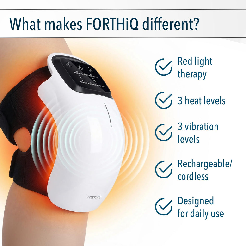 Knee Massager with Heat and Red Light Therapy

