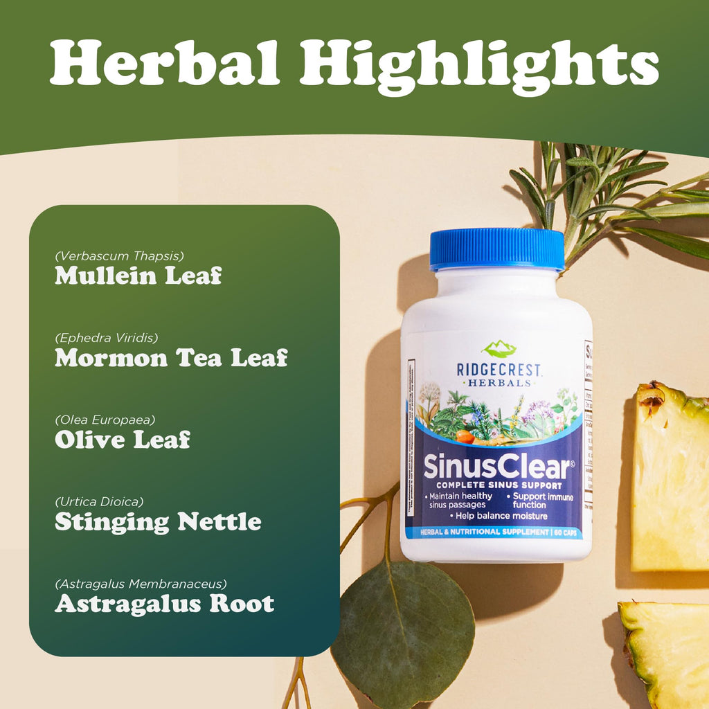 RidgeCrest SinusClear Herbal Sinus Support

