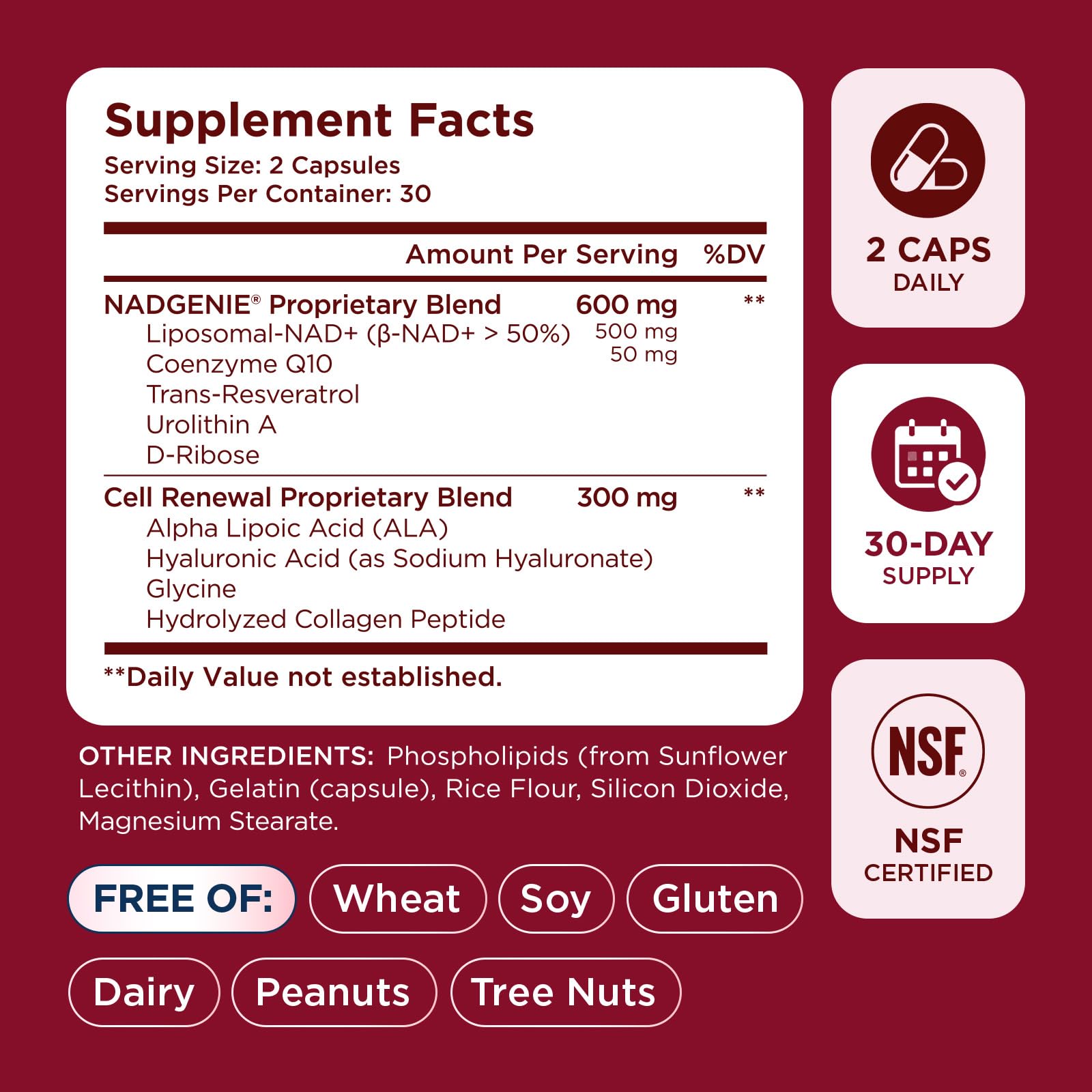 NAD+ Supplement for Women by Selerb | Energy & Skin Health

