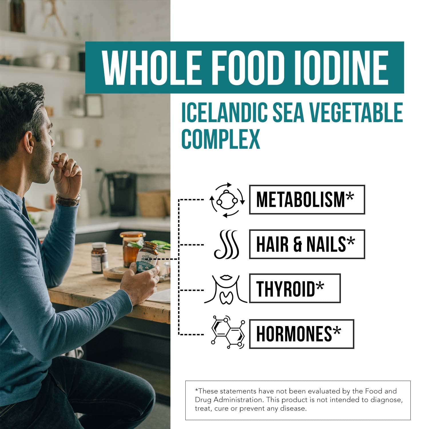 Organic Iodine Supplement | Sea Vegetable Complex

