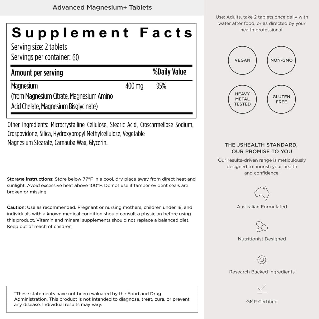JSHealth Magnesium Sleep Support Supplement

