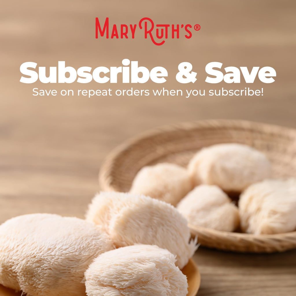 MaryRuth's Lions Mane Mushroom Liquid Drops for Brain Health

