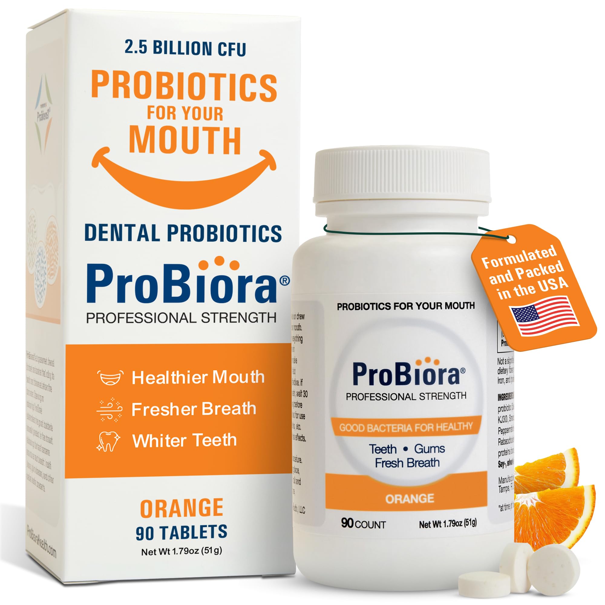 ProBiora Oral Probiotics, Professional Strength for Teeth