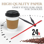 Ginkgo Disposable Coffee Cups with Lids and Sleeves

