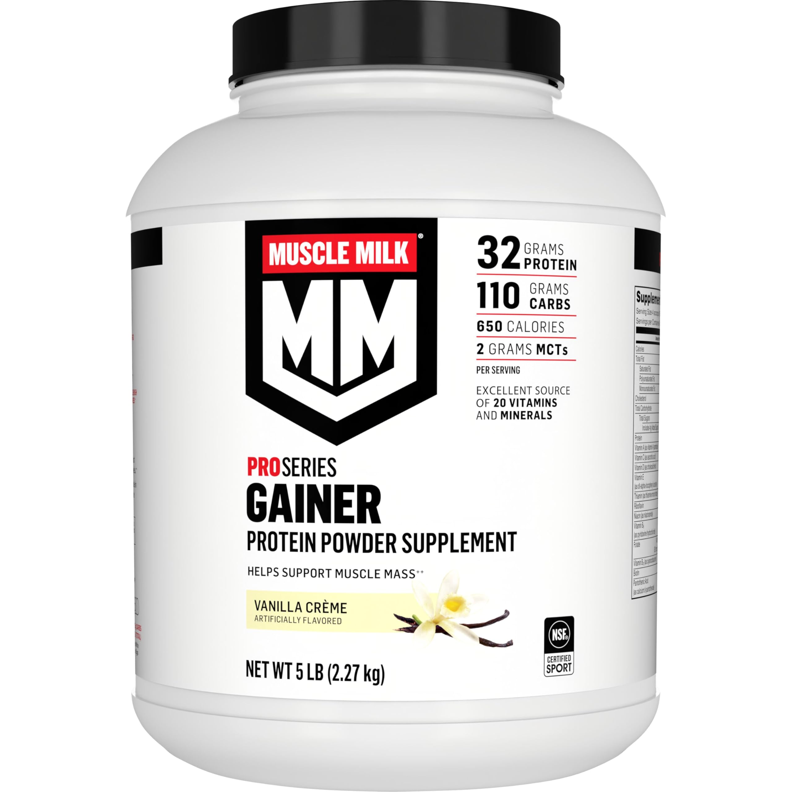 Muscle Milk Pro Series Gainer Protein Powder