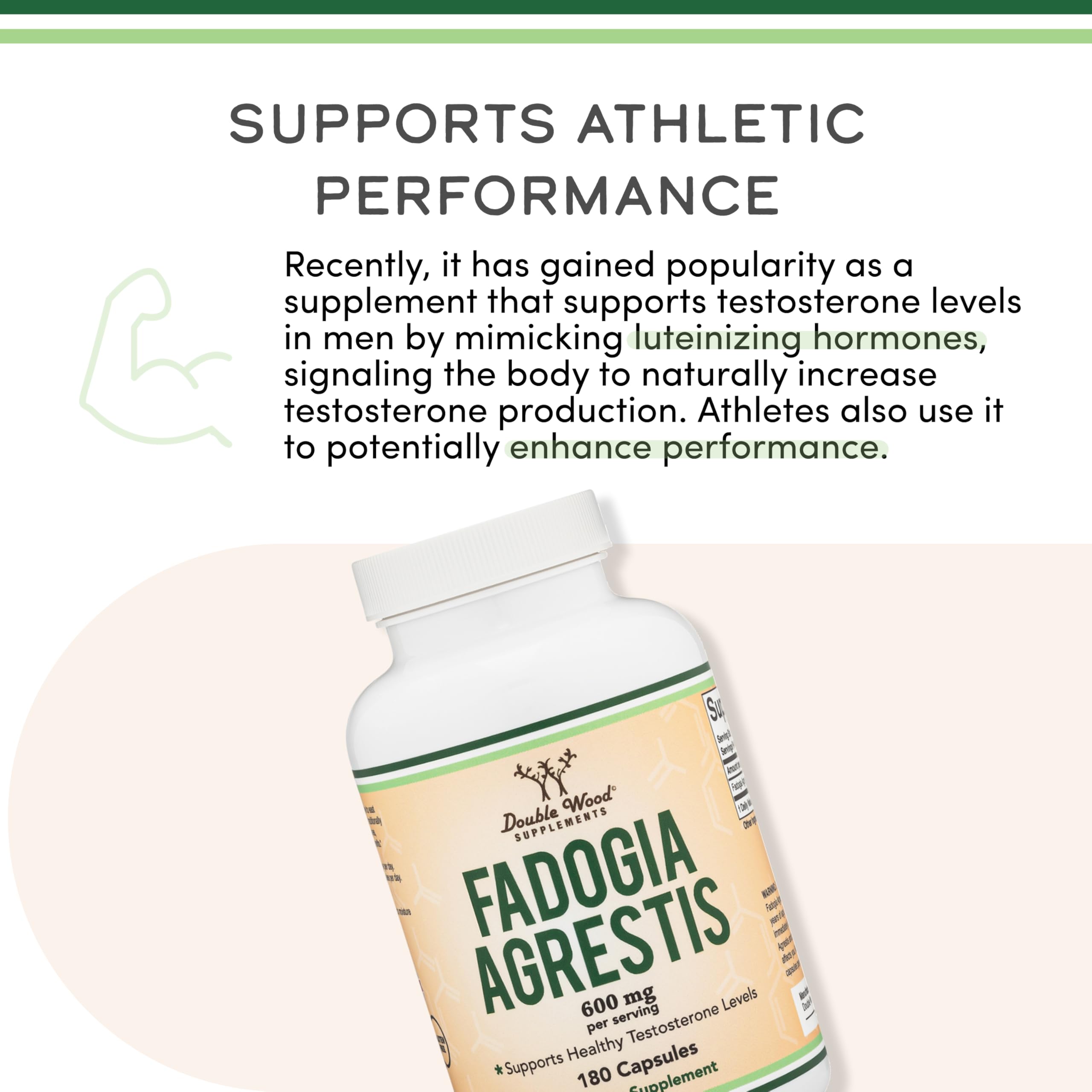 Double Wood Fadogia Agrestis Plant-Based Extract Supplement

