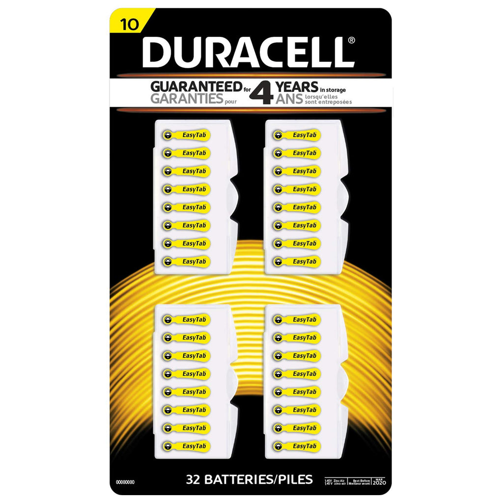 Hearing Aid Battery Duracell Mercury-Free Zinc-Air

