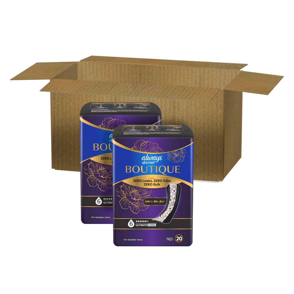 Always Discreet Boutique Incontinence Pads for Women

