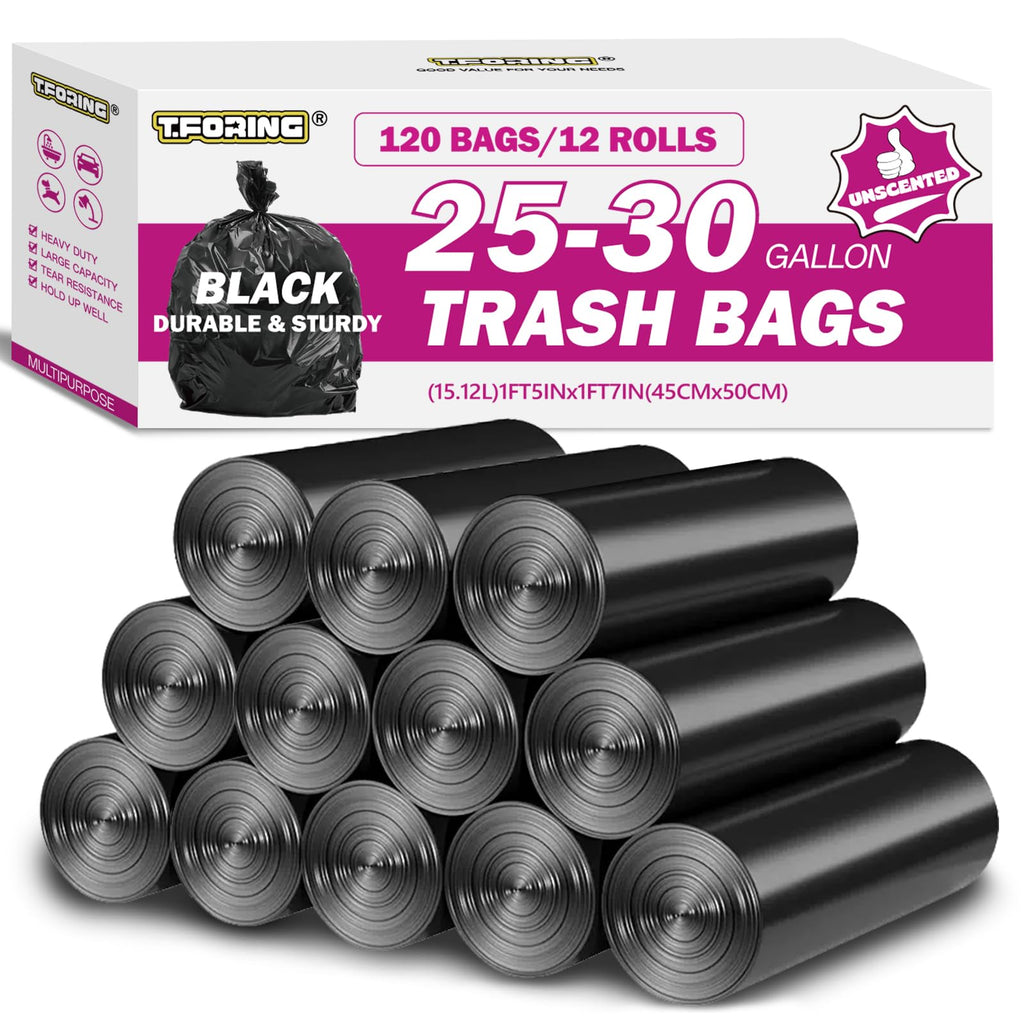 TFORING Heavy Duty Trash Bags for Commercial Use