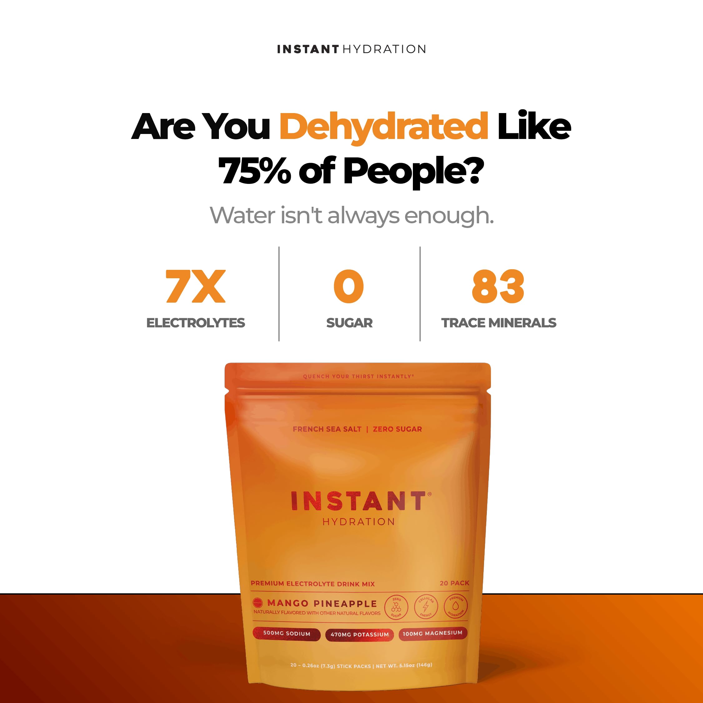 Electrolyte Drink Mix Sugar Free Hydration

