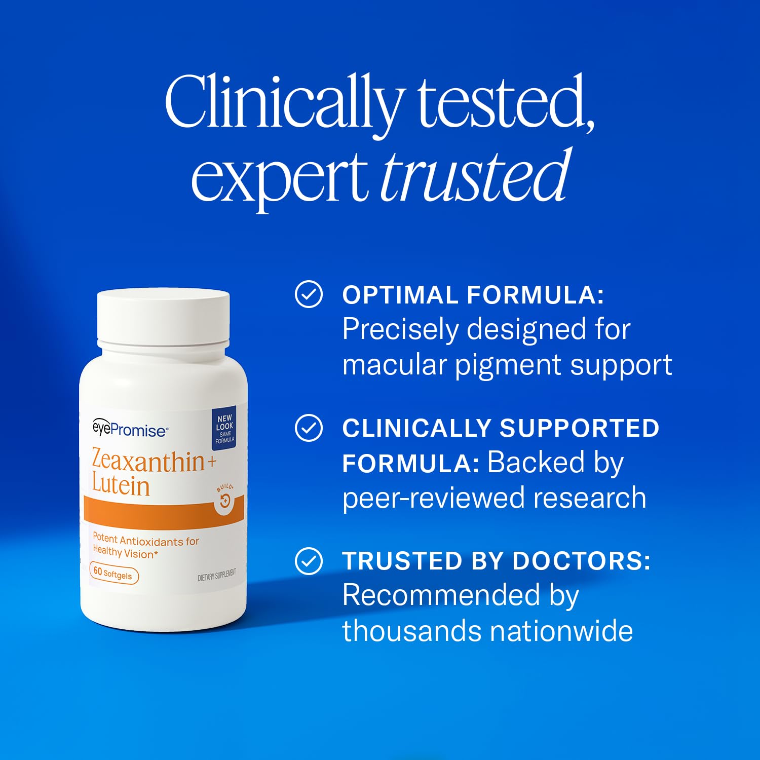 EyePromise Zeaxanthin + Lutein Eye Health Supplements

