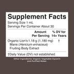 MaryRuth's Lions Mane Mushroom Liquid Drops for Brain Health

