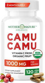 Organic Camu Camu Vitamin C Supplement - Vegan & Non-GMO

