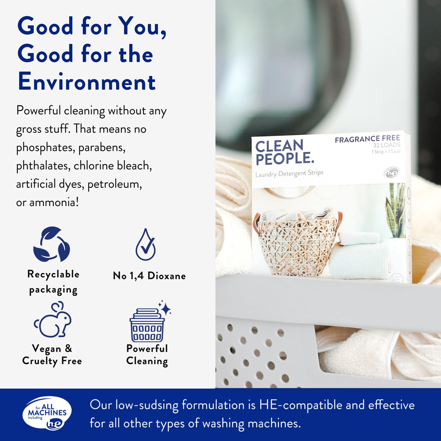 Clean People Laundry Detergent Sheets – Ultra Concentrated

