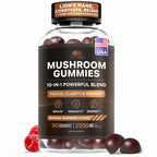 Effective Nutra Mushroom Gummies 2500mg Multi-Mushroom Blend for Focus, Clarity & Immunity