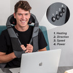 RESTECK Shiatsu Massager Pillow with Heat for Neck & Back

