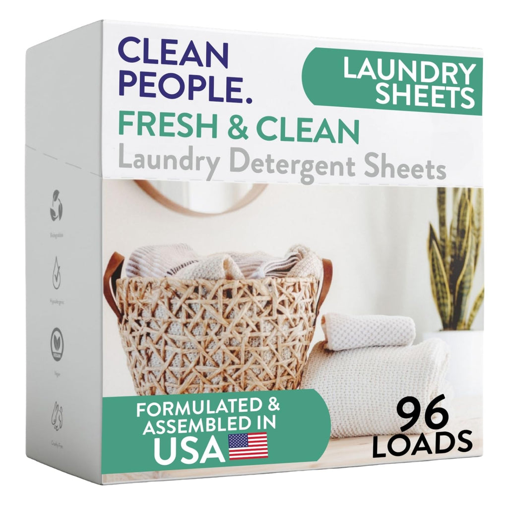 Clean People Laundry Detergent Sheets – Ultra Concentrated


