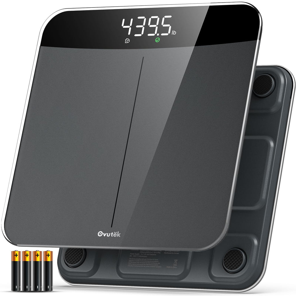 Ovutek Digital Bathroom Scale with Large LED Display 450 lb

