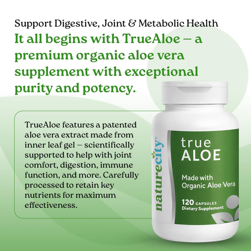Aloe Vera Capsules by NatureCity TrueAloe

