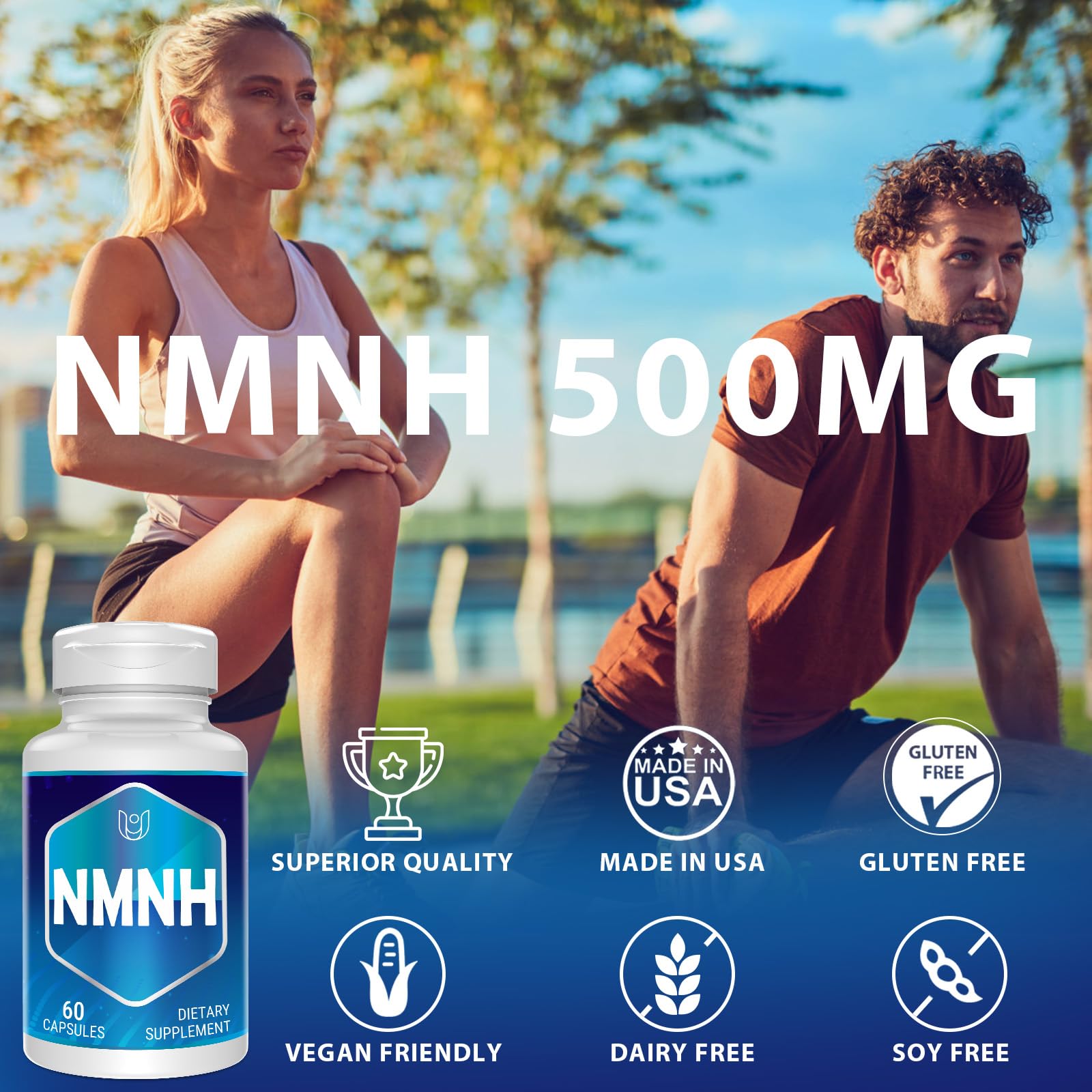 NMNH NAD+ Booster Supplement for Healthy Aging

