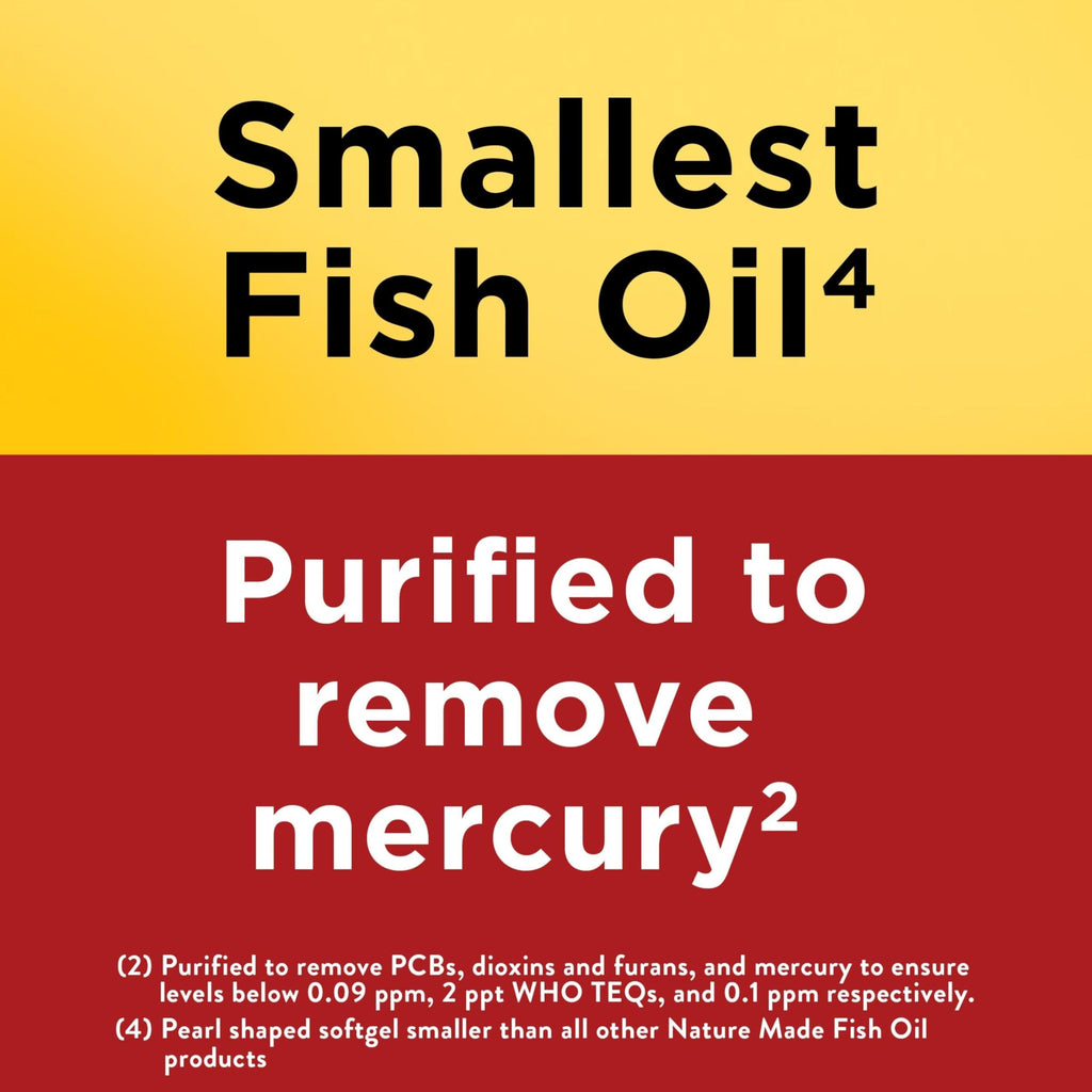 Nature Made Omega-3 Fish Oil Softgels 550 mg

