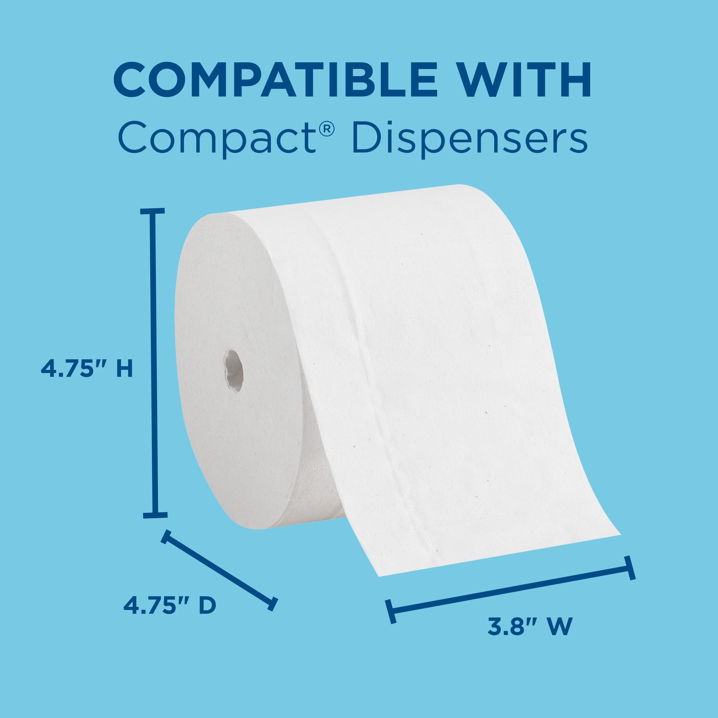 Georgia-Pacific Compact Coreless Recycled Toilet Paper

