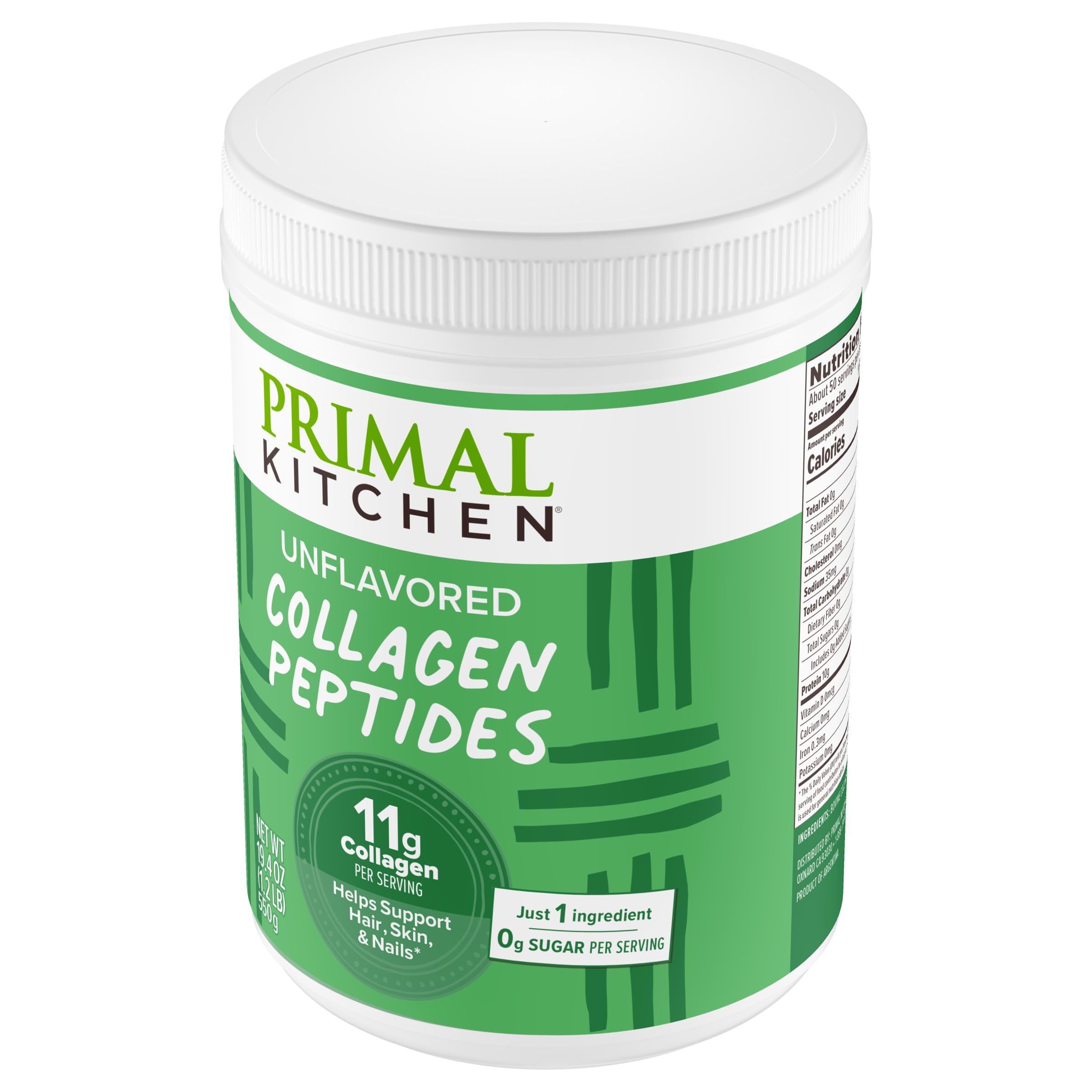 Primal Kitchen Unflavored Collagen Peptides Powder

