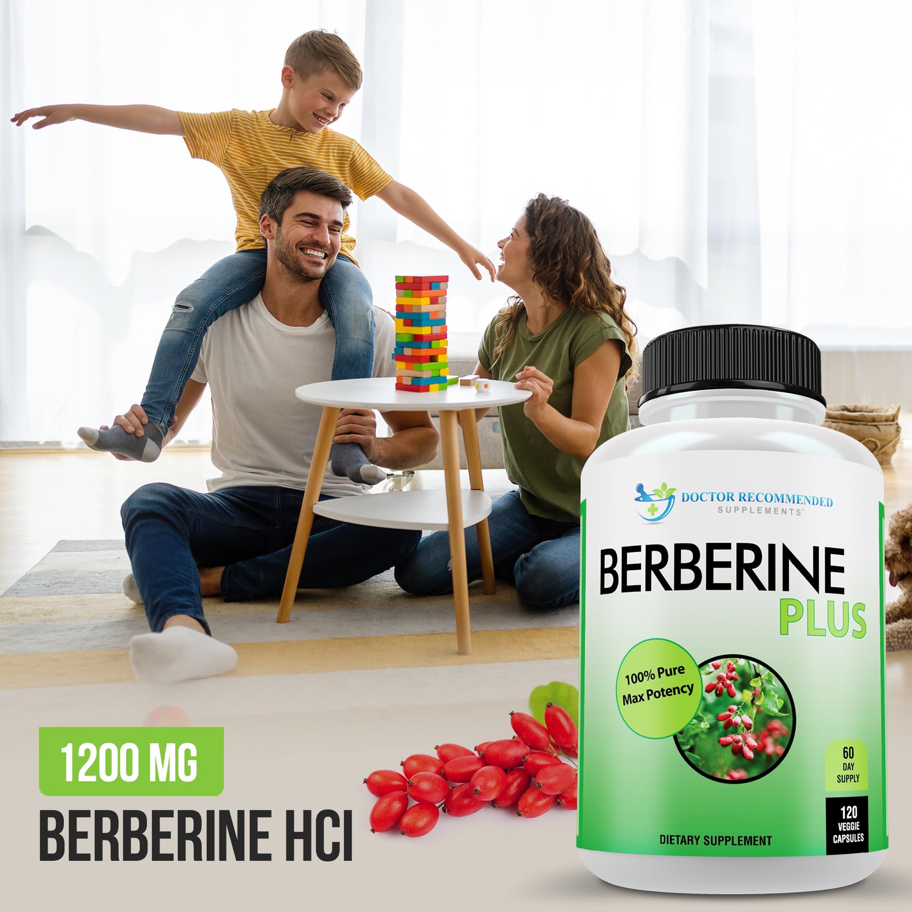 Doctor Recommended Berberine Supplement 1200mg

