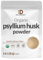 Deal Supplement Organic Psyllium Husk Powder for Digestion

