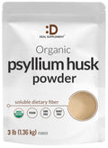 Deal Supplement Organic Psyllium Husk Powder – Plant-Based Fiber for Digestion